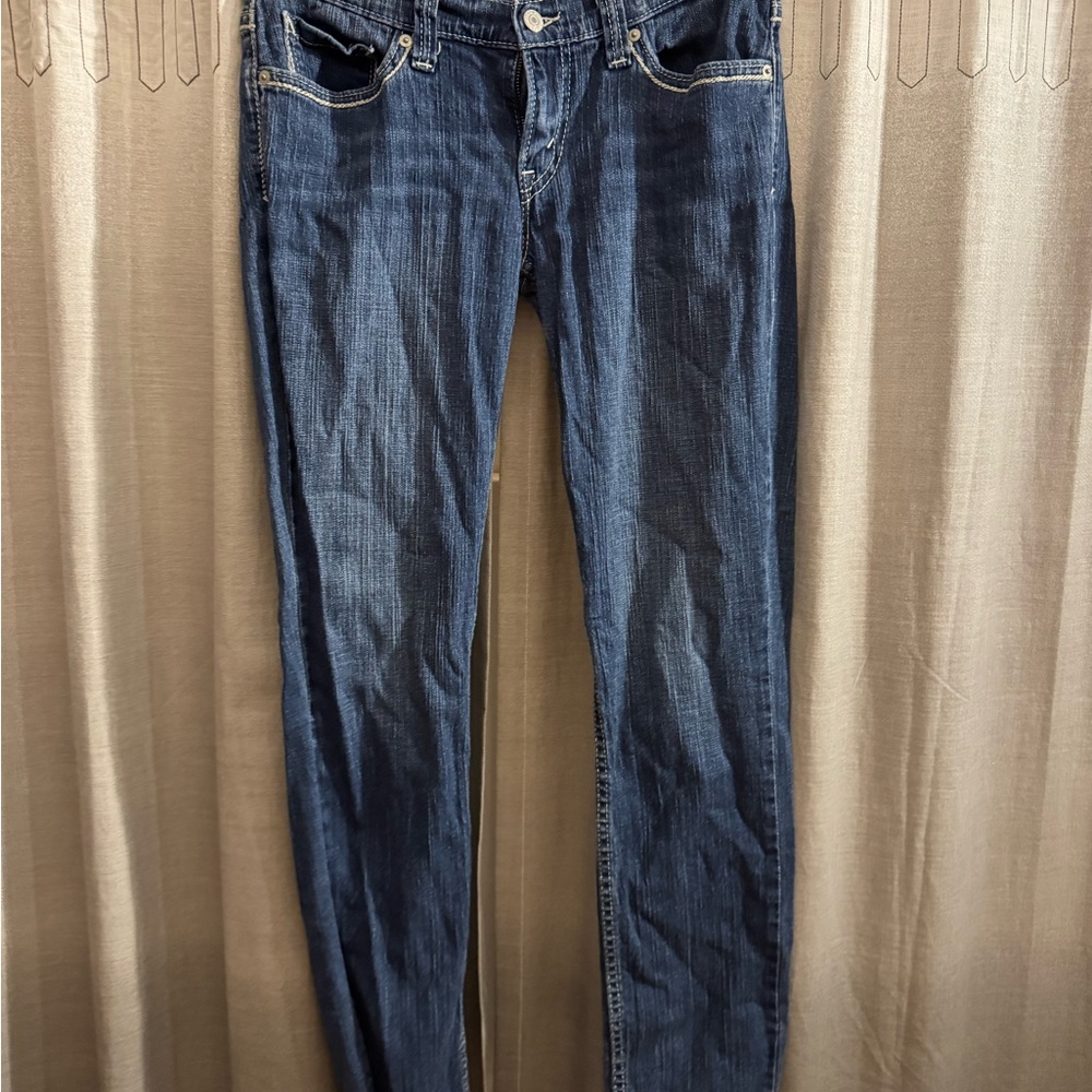Levi's 524 Too Super Low Dark Blue Skinny Jeans